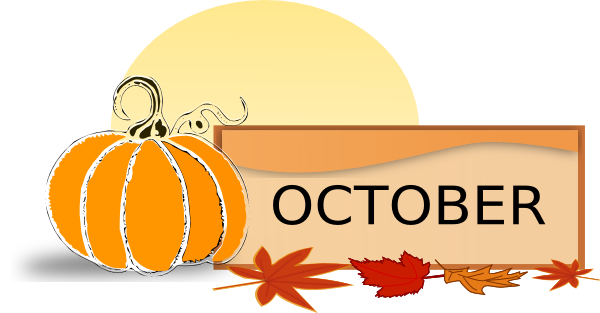 October Clip Art At Clker Com   Vector Clip Art Online Royalty Free