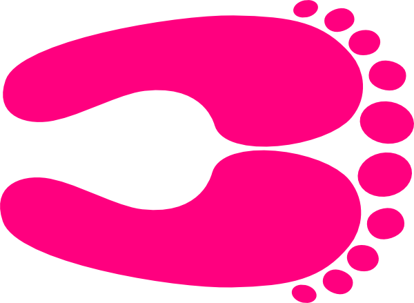 Pink Happy Feet Clip Art