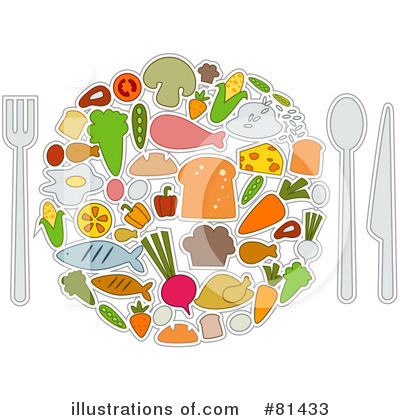 Plate Clipart  81433 By Bnp Design Studio   Royalty Free  Rf  Stock