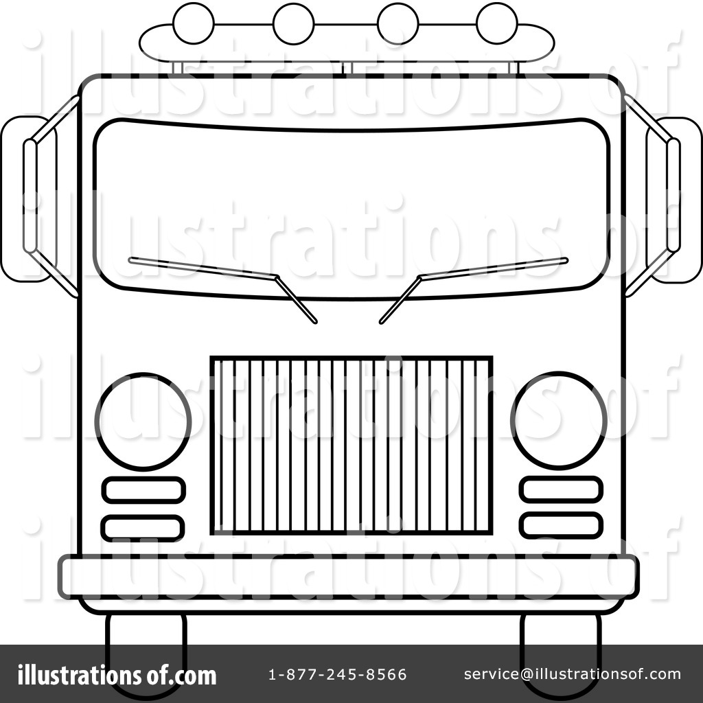 Royalty Free Rf Fire Truck Clipart Illustration By Pams Clipart Stock