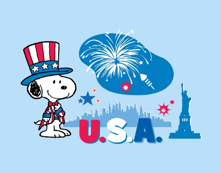 Snoopy 4th Of July Clipart July 4th Snoopy