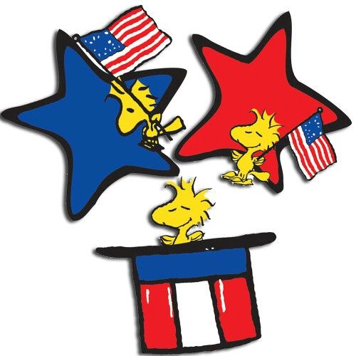 Snoopy 4th Of July Clipart The 4th Of July With Woodstock  Via Marcia    