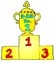 Best Dad Clip Art Fathers Day Trophy Graphic