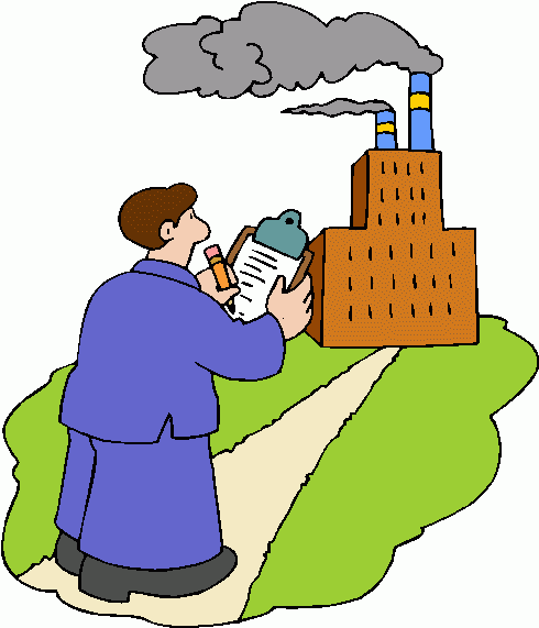 Checking Air Pollution 2 Clipart   Checking Air Pollution 2 Clip Art