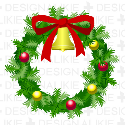 Christmas Wreath Clipart Tweet It Is The Icon Of The Christmas Wreath    