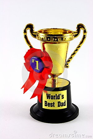 Dad Trophy Cup Royalty Free Stock Photos   Image  5490168