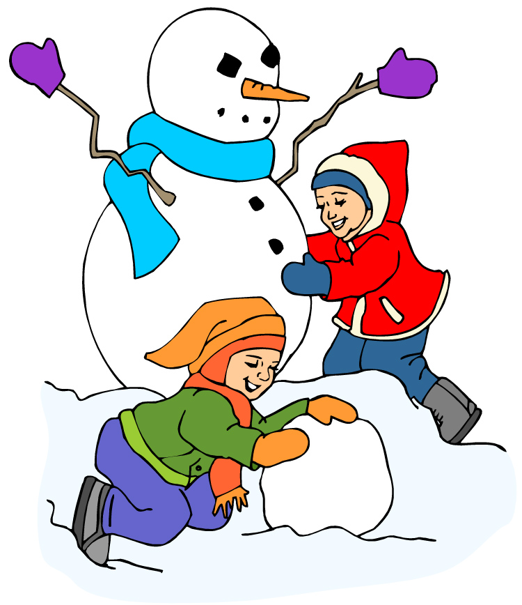 Kids Playing In Snow Clipart Out Into The Snow To Play