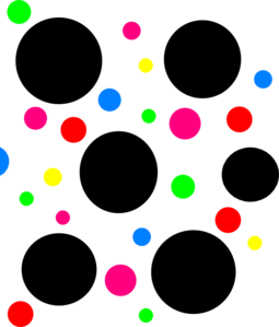 Light Blue Polka Dots Clip Art At Clker Com   Vector Clip Art Online    