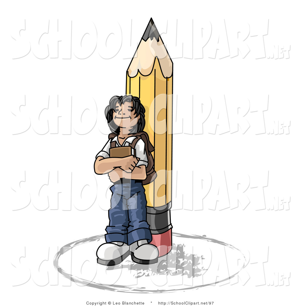 Photos   Pencil Teacher Wearing Glasses Royalty Free Clipart Picture