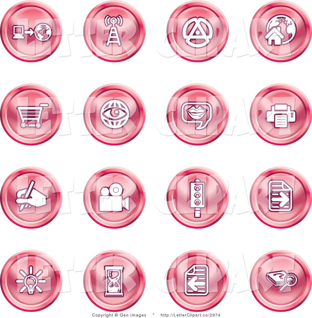 Pink Camera Clipart Clip Art Of A Collection Of