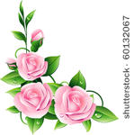 Pink Rose Border Clip Art   Clipart Panda   Free Clipart Images