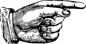 Pointing Hand Clip Art At Clker Com   Vector Clip Art Online Royalty    