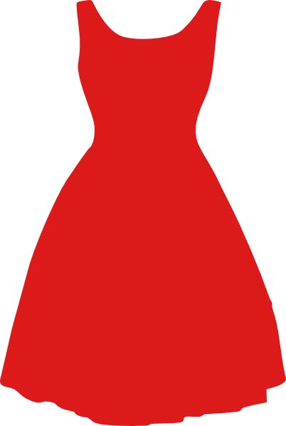 Red Dress Clip Art At Clker Com   Vector Clip Art Online Royalty Free    