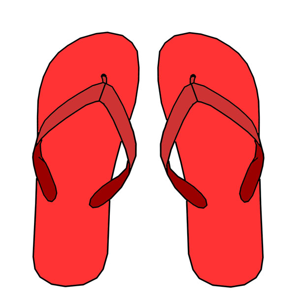 Red Flip Flops Free Stock Photo   Public Domain Pictures