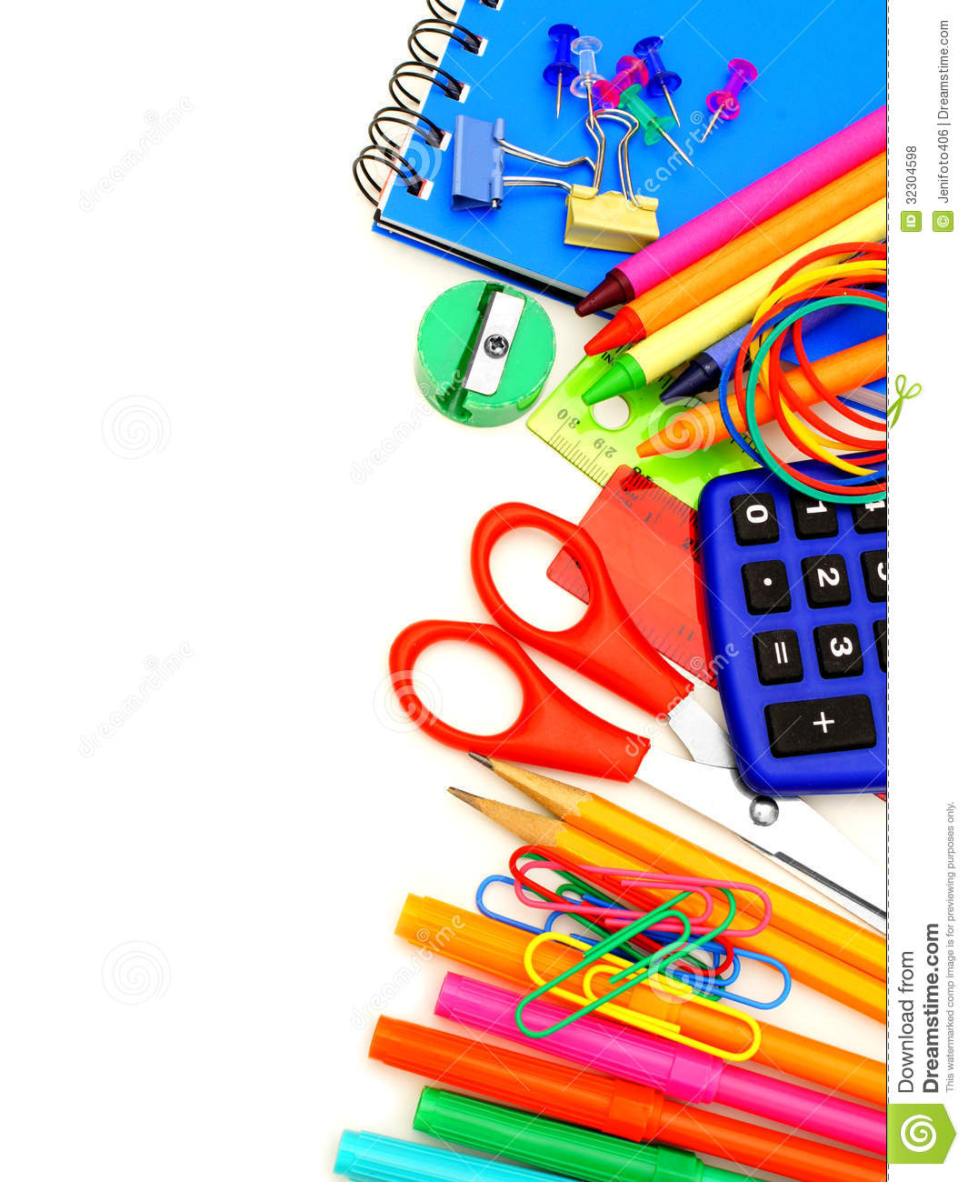 There Is 49 School Supplies Black And White   Free Cliparts All Used