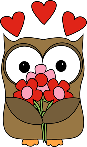 Valentine S Day Owl Clip Art   Valentine S Day Owl Image