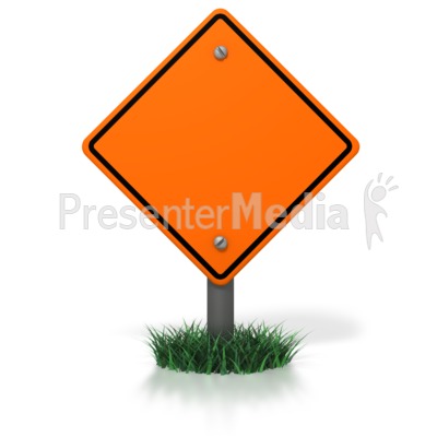 Blank Construction Sign   Signs And Symbols   Great Clipart For