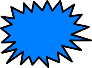 Blue Sunburst Clip Art At Clker Com   Vector Clip Art Online Royalty