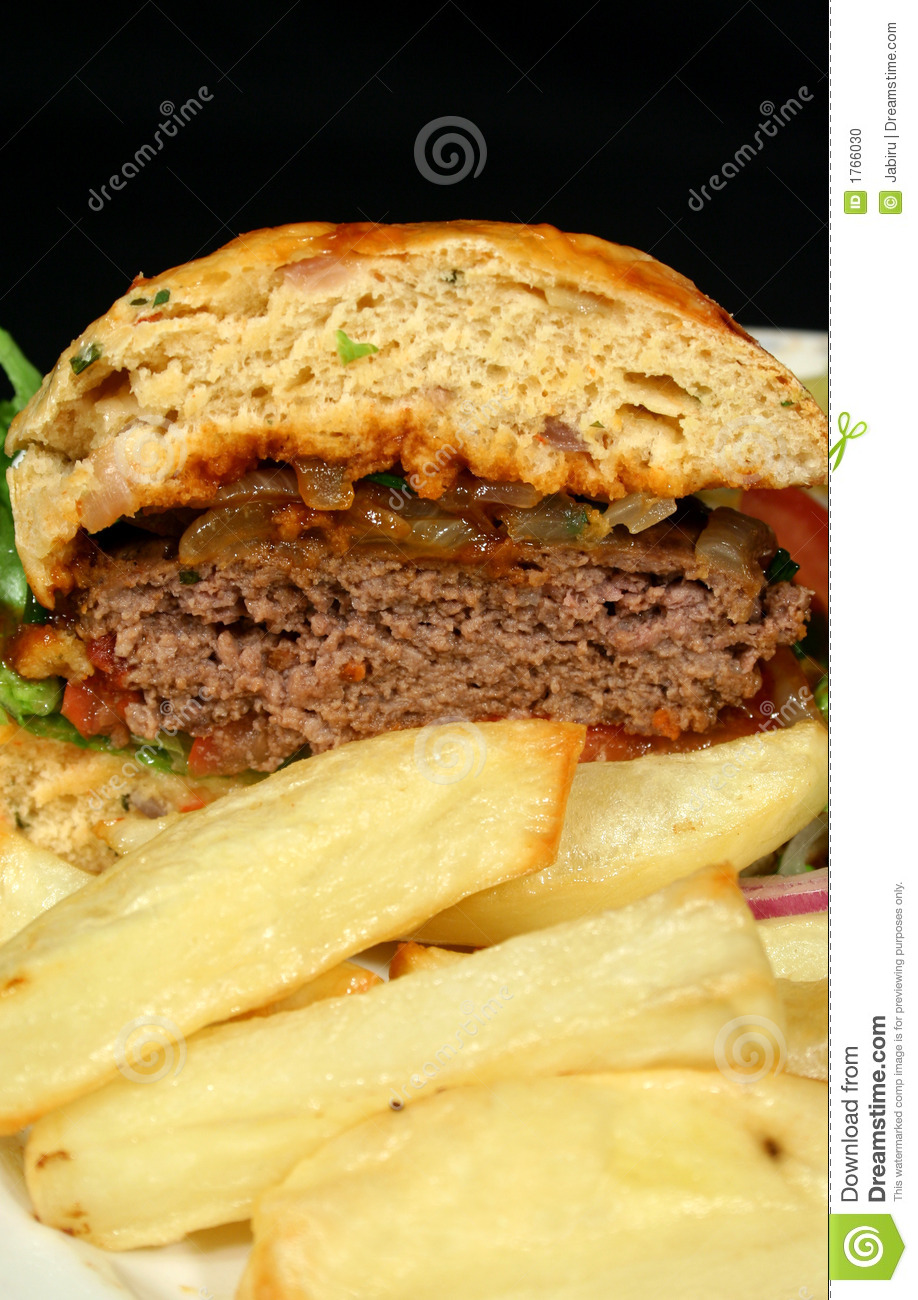 Burger And Chips
