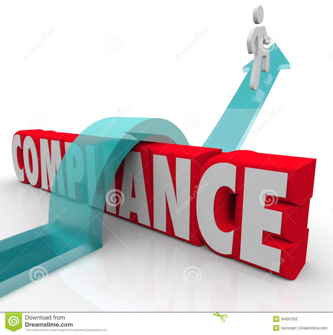 Compliance Person Jumping Rules Regulations Stock Photography   Image