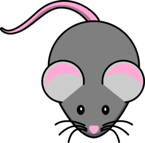 Cute Mouse Clipart Pink And Grey Mouse Md Png