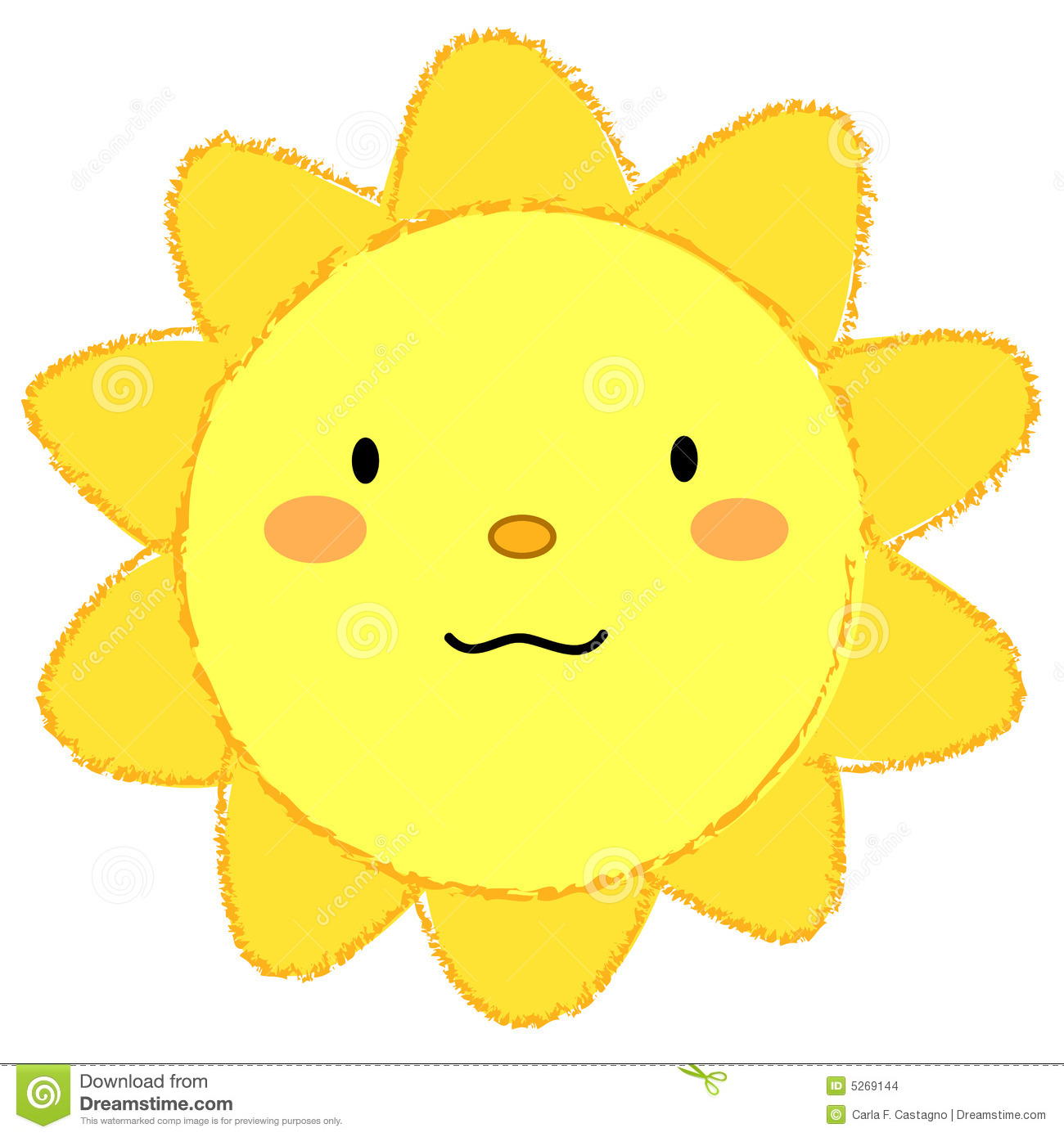 Cute Smiling Sun Cute Smiling Sun Vectorial 5269144 Jpg