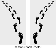 Footsteps Clipart And Stock Illustrations  2390 Footsteps Vector Eps