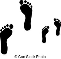 Footsteps Clipart And Stock Illustrations  2445 Footsteps Vector Eps