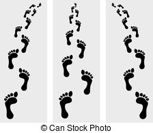 Footsteps Clipart And Stock Illustrations  2445 Footsteps Vector Eps