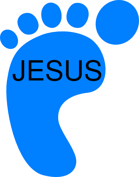 Footsteps Of Jesus Clip Art