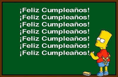     Photographs  Bart Simpson Birthday Greetings In Different Languages