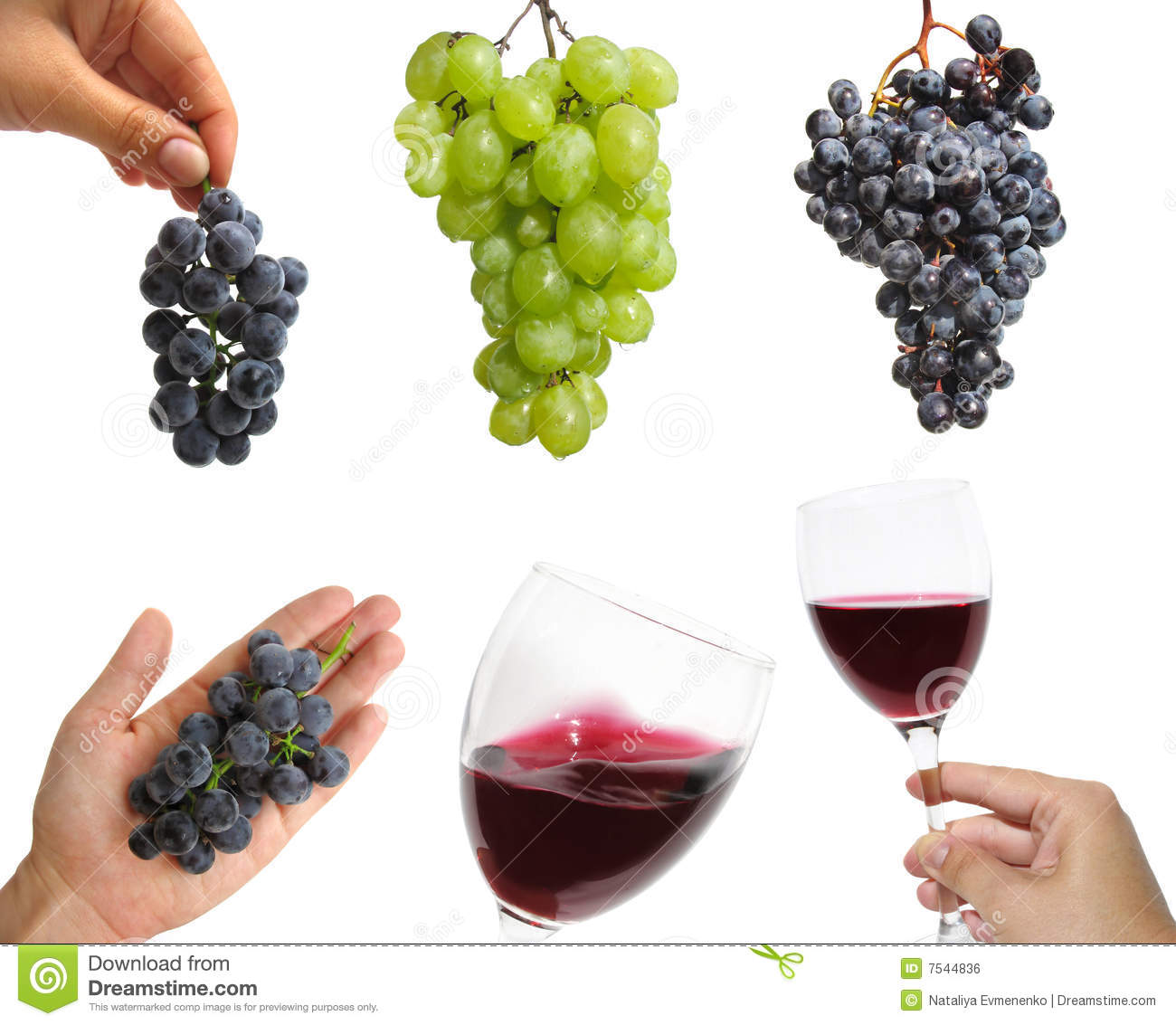 Red Wine And Grapes Royalty Free Stock Image   Image  7544836