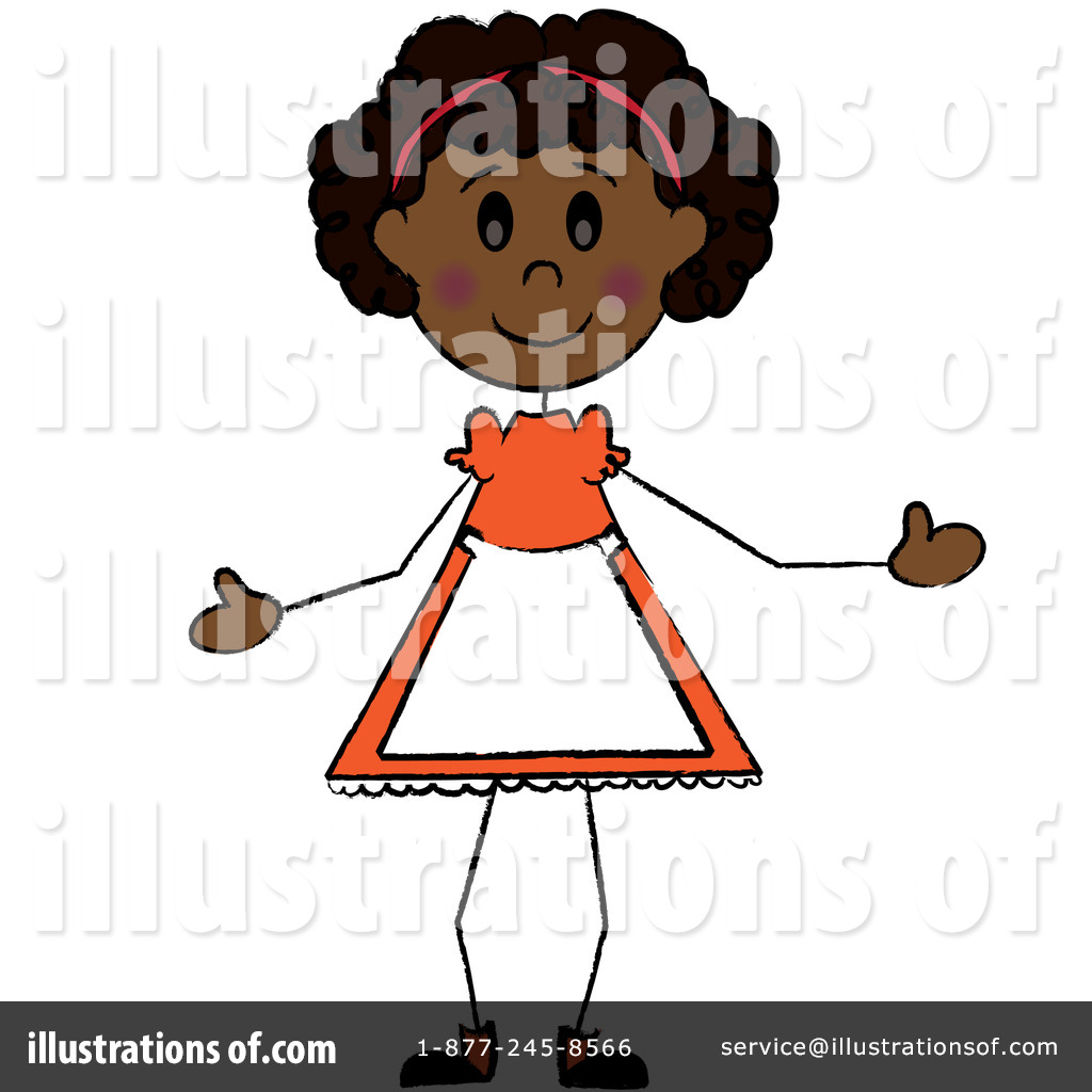 Royalty Free  Rf  Little Girl Clipart Illustration By Rogue Design And