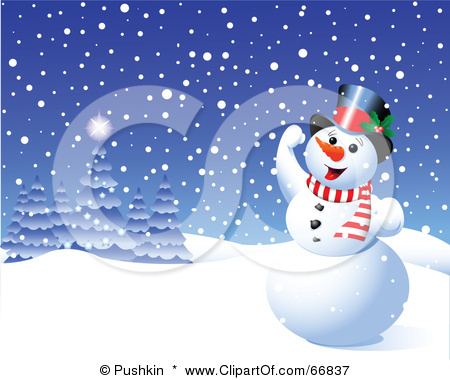 Royalty Free Snowman Illustrations By Pushkin Page 1