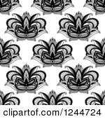 Seamless Background Pattern Of Henna Lotus Flowers By Seamartini