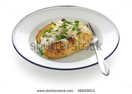 Stock Photo Jacket Potato Baked Potato With Tuna Mayonnaise 56829013