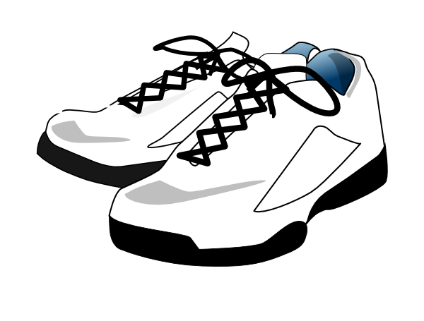 Tennis Shoes Clip Art At Clker Com   Vector Clip Art Online Royalty    