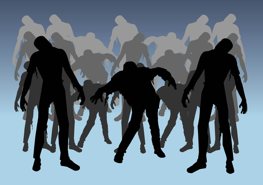 Zombies Silhouettes