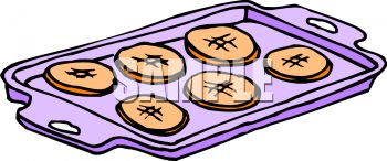 0935 Clip Art Image Of Cookies On A Cookie Sheet Clipart Image Jpg
