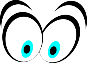 Animated Blue Cartoon Eyes Clip Art At Clker Com   Vector Clip Art