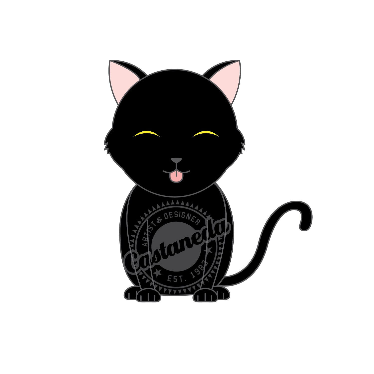 Black Cats Clipart Cute Black Cat Clipart