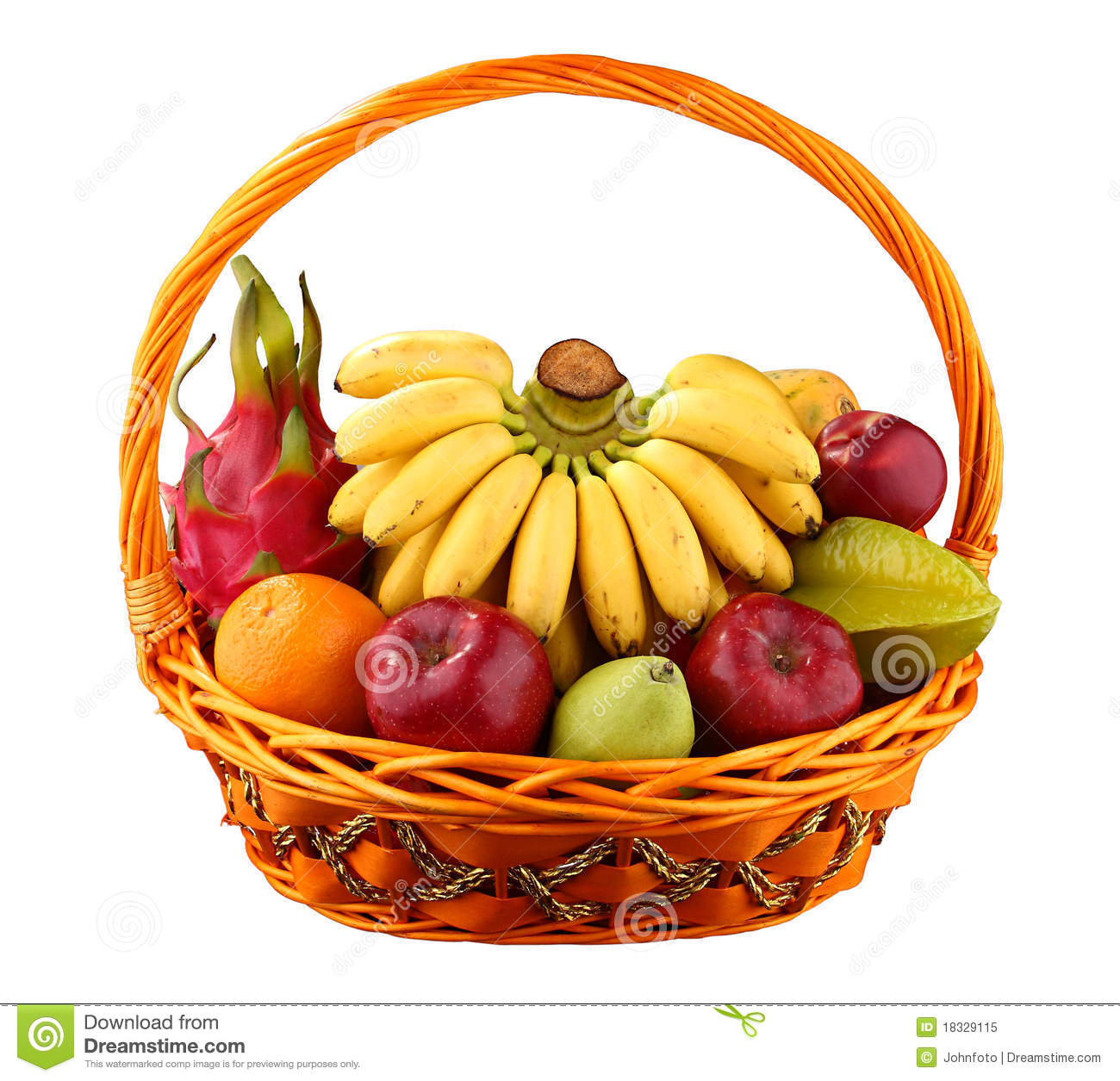 Clipart Fruit Basket Fruit Basket