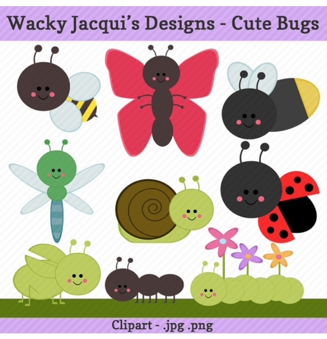 Cute Firefly Clipart This Cute Bug Collection Comes