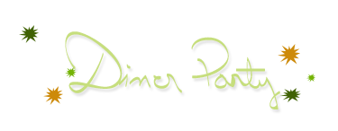 Dinner Party Invitation Clip Art 1
