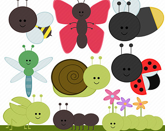 Firefly Bug Clipart Cute Bugs Clipart Set Ant