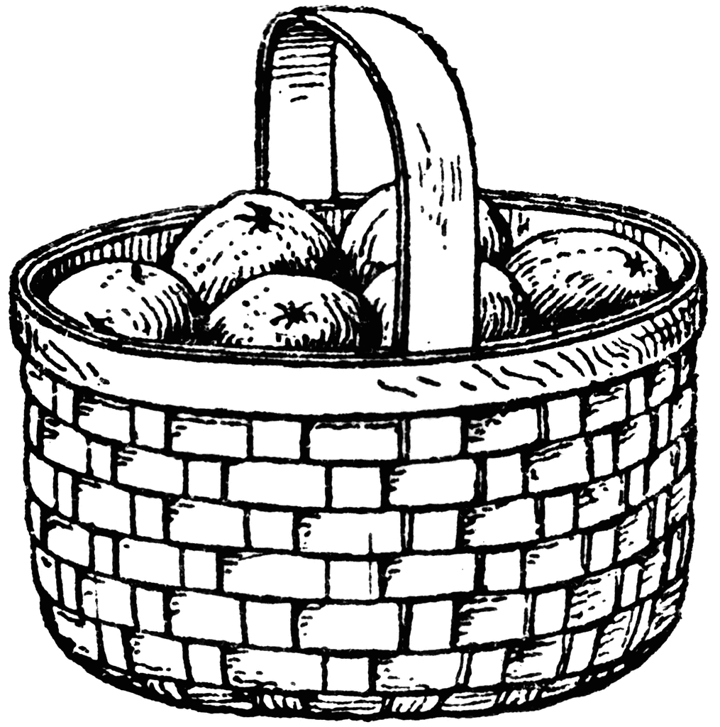 Fruit Basket   Clipart Etc