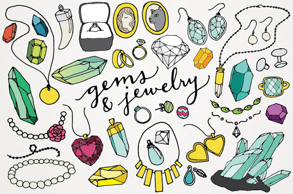 Gems And Jewelry Clipart   Logos   Gems Clipart Jewels Clip Art    
