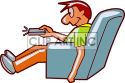 Lazy Student Clipart Remote Lazy Relaxing Relax