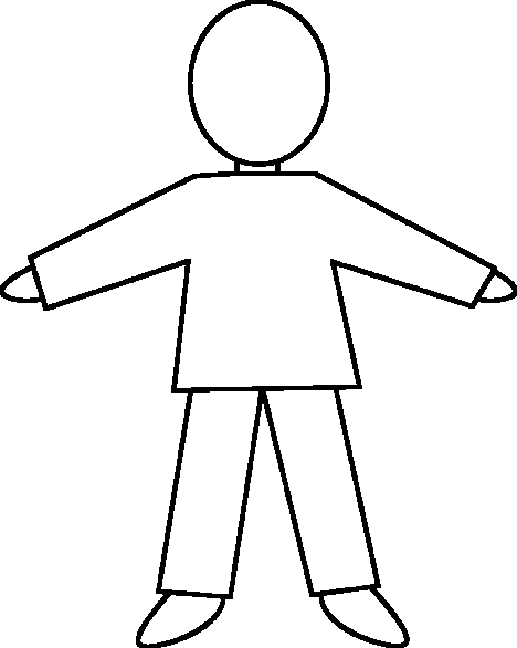 Person Outline Clipart   Clipart Panda   Free Clipart Images