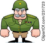 Royalty Free Rf Clipart Illustration Of A Strong General